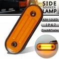 thumbnail image 1 of MYG 12LED Feu de Signalisation Ovale pour Remorque Camion Camion 12-24V IP67, 1 of 9