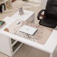 thumbnail image 3 of Long Mouse Pads for Desk,Brown Boho Line Art Plant Pattern Desk Mats on Top Of Desks, Desk Mouse Pad Extra Large with 3mm Non-Slip Base and Stitched Edge for Gaming,Office,Work,Home 31.5"x15.7", 3 of 6
