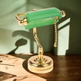 thumbnail image 1 of Lámpara de escritorio de casa de muñecas con pantalla de lámpara Juego de imaginación retro Accesorios de decoración de casa de muñecas de aleación Hugo Lámpara de escritorio en miniatura, 1 of 10