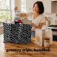 thumbnail image 4 of Fit + Fresh All The Things XL Tote Bag, Travel & Overnight Bag, White Dot, 4 of 11