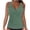 Green#01, variant on AHTJRT Women's Tankini Tops Ruched Deep V Neck Swim Tops with Chest Pad Crisscross Adjustable Spaghetti Straps Bathing Suit Tops Black L