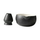 thumbnail image 2 of Cuenco tradicional para matcha y soporte para batidor, suministros para la ceremonia del té, cuenco de cerámica para negro, 2 of 9
