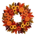 thumbnail image 2 of pitrice Couronne d'Automne Guirlande Artificielle Récolte Porte d'Entrée Couronne Mur d'Automne Table de Porche, 2 of 8