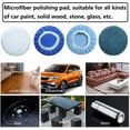 thumbnail image 6 of 8pcs 9-10 inch Polishing Pad Bonnets 8 Pack 4 Color 9'' to 10'' Orbital Polishing Pad Microfiber Coral Fleece Bonnet Car Buffer Polisher Waxing Covers for Automobile Glass Cleaning and Polish, 6 of 8