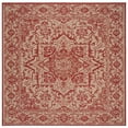 thumbnail image 6 of SAFAVIEH Beach House Orville Indoor/Outdoor Area Rug Red/Cream, 5'3" x 7'6", 6 of 7