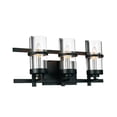 thumbnail image 1 of CWI Lighting Sierra Collection 3 Light Wall Sconce Black Finish, 1 of 6
