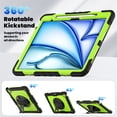 thumbnail image 4 of Junayo for iPad Air 13 inch Case 2024 M2 Heavy Duty Shockproof Protective Case with Screen Protector Stand and Hand Strap Shoulder Strap, 4 of 8