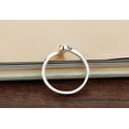 thumbnail image 3 of Heart Lightning Ring, S925 Silver Plated Copper, Eco-Friendly, Uninlaid Design, Fashionable Jewelry for Women, 3 of 7