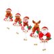 thumbnail image 1 of Teissuly Creative Christmas Tree Ornament, Deer Snowman Xmas Hanging Pendants Decorations for Home Holiday Shop Store Teissuly WER202310233106, 1 of 1