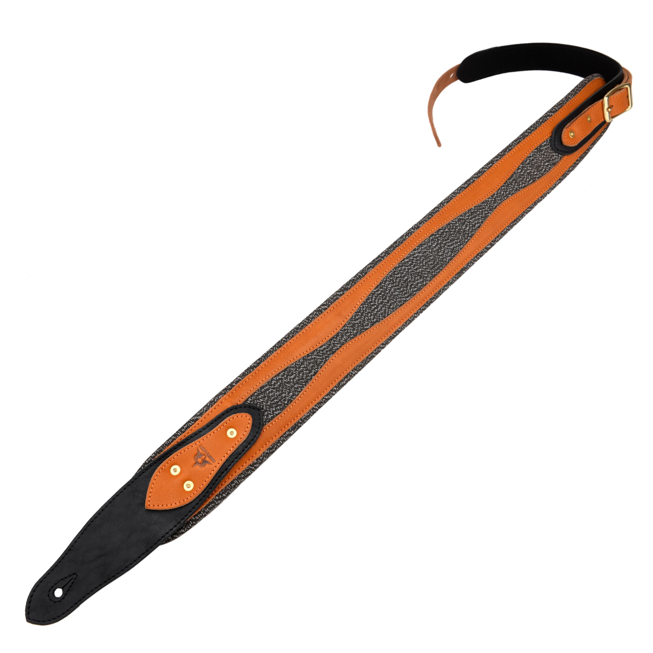 Padded Cowhide Leather Guitar Strap for Acoustic Electric Bass Guitar Handmade Strap