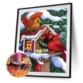 thumbnail image 2 of Cuadros Decorativos 5D DIY diamante pintura Navidad nido completo taladro Rhinestone mosaico arte imagen Likrtyny embutido en tela, 2 of 9