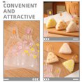 thumbnail image 6 of WEUVEB Triangle Onigiri Wrappers Multi-Color PP Easy Wrapping Sheets for Sushi Rice 50 Pieces, 6 of 9