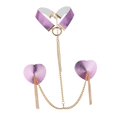 thumbnail image 3 of Bras Chain Fashion Bra Rave Body Accesorios Gargantilla Prom Mujeres Pecho Pegatina Rosado morado jinwen Cadena de pecho, 3 of 8