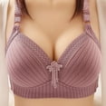 thumbnail image 1 of UPPADA Items Only Full Coverage Plus Size Bra Convenient Front Button Bras Cool Liftup Bra Super Gather Wireless Push-up Bra Lifting Bras Breathable Underwear Bra, 1 of 6