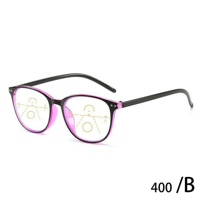 Anti Blue Transition Reading Glasses Multifocal Progressive Photochromic F8D1