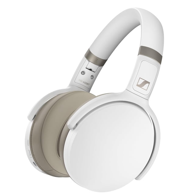 Sennheiser Consumer Audio HD 450BT Auriculares inalámbricos Bluetooth 5.0 con cancelación activa de ruido - Duración de la batería de 30 horas, carga rápida USB-C, botón de asistente virtual, plegable