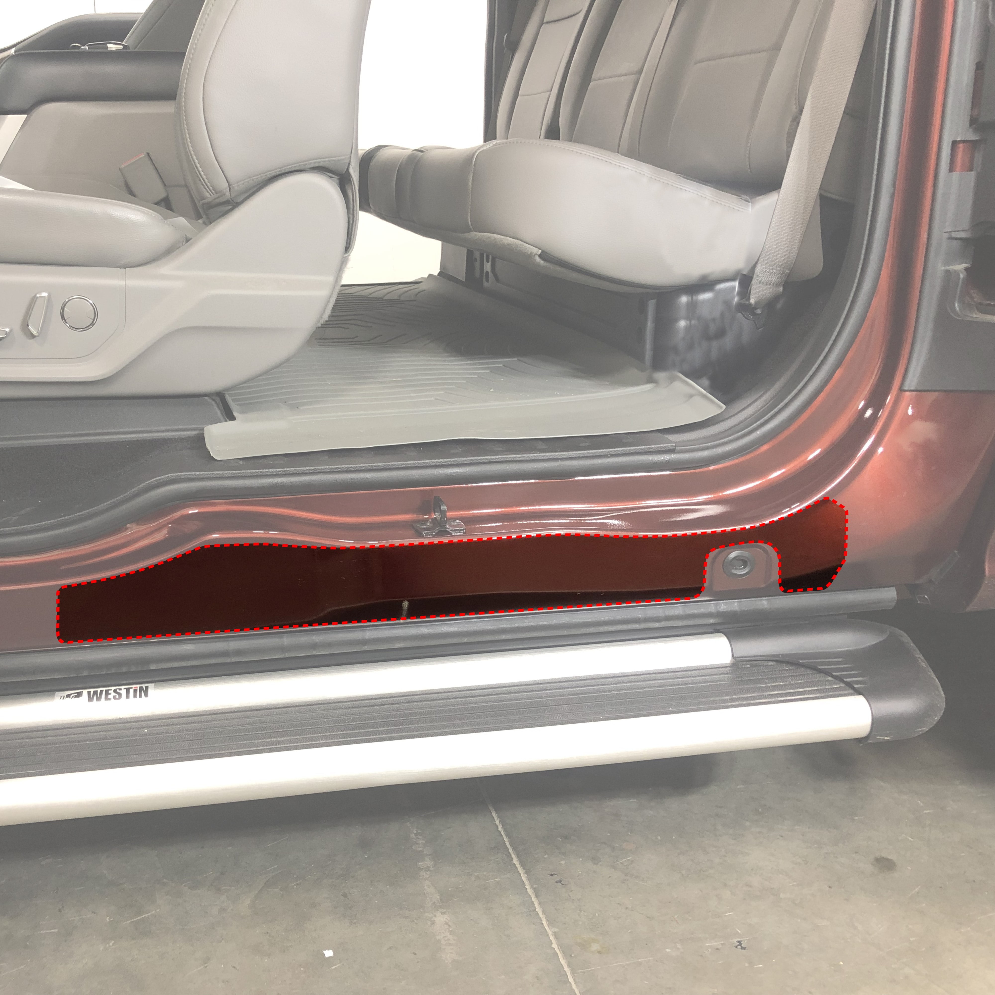 Red Hound Auto Door Sill Paint Protection Film Compatible with Ford F-150  F150 Super Cab 2015 2016 2017 2018 2019 2020 Door Piece Custom Clear  Protector Invisible Cover