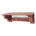 thumbnail image 3 of Wood Shelf With 4 Hooks, 3 of 5