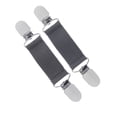 thumbnail image 3 of Bed Sheet Clips 6 Pairs Multi-Purpose Fixed Buckles Bed Sheet Anti-Slip Fasteners Sofa Cushion Non-Slip Clips Elastic Alloy Grippers (Light Grey), 3 of 8