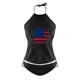 thumbnail image 3 of WILLBEST Traje de Baño de Natación para Mujer, Traje de Baño de Dos Piezas con Estampado Dividido del Día de La Independencia y Cuello Tangini con Cordón Lateral 1700, 3 of 3