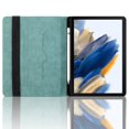 thumbnail image 2 of Decase for Galaxy Tab A9+ Plus 11 Inch Cover with Pencil Holder/Pockets,Auto Wake/Sleep,Folio Stand Embossed PU Leather Case for Samsung Galaxy Tab A9+/A9 Plus 11” 2024 (SM-X210/X216/X218),Green, 2 of 10