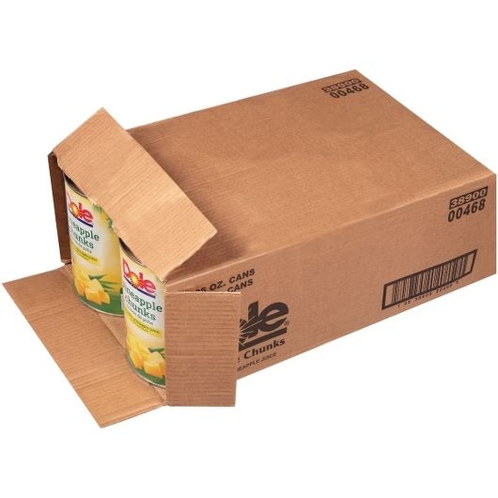 Dole Fancy Pineapple Chunk in Juice, 106 Ounce -- 6 per Case.