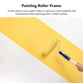 thumbnail image 4 of Roller Frame Ergonomic Handle Easy Control Painting Stainless Steel Plastic Roller Frame for Dust Stick Cleaning, 4 of 7