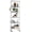 Silver, variant on Sailvan 6-Tier 72"H Metal Storage Rack with Wheels, Slim Wire Shelving Unit for Pantry Kitchen Bathroom, Adjustable Shelves with Hooks, 530lbs Cap,Black