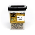 thumbnail image 2 of Big Timber Construction Fasteners Wood Screws - T-25 Drive, Flat Head - 81 Pieces, #9 x 3 In., 2 of 4