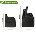 thumbnail image 4 of Guardabarros de barro únicos para Jeep Wrangler Rubicon 2023-2024, guardabarros delanteros y traseros, 1 juego, 4 of 6