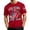 #169Red, variant on Men's 250th Anniversary USA Shirt National Flag Print Short Sleeve Patriotic Graphic Tees 250 Years America Shirts