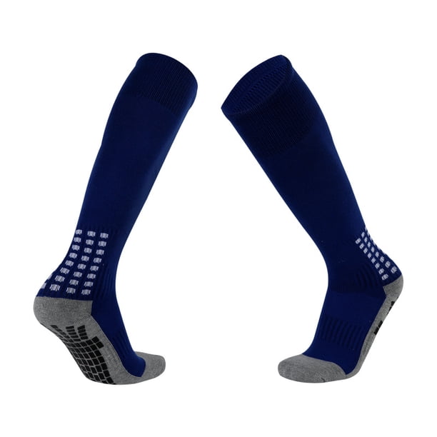 Calcetines de fútbol para adultos, con partículas que dispensan, antideslizantes, con absorción de impactos, para entrenamiento de estudiantes, calcetines deportivos de baloncesto