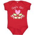 thumbnail image 3 of Inktastic Gigi's Girl Heart Flowers Girls Baby Bodysuit, 3 of 5