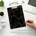 thumbnail image 4 of FMSHPON Rose Gold Marble Texture Clipboard Hardboard Wood Nursing Clip Board and Pull for Standard A4 Letter 13x9 inches, 4 of 7