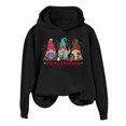 thumbnail image 1 of WEAIXIMIUNG Sweatshirts pour Femmes Col Rond Confortable Hoodie Graphique de Noël Décontracté Festif avec Capuche pour les Fêtes, 1 of 3