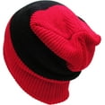 thumbnail image 4 of Tri-Tone Slouch Beanie Snug Baggy Fit Skull Cap Winter Hat Ski, 4 of 6