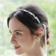 thumbnail image 5 of Silver Flower Bridal Headband with Rhinestone Charming Jewelry Headband for Bridal Wedding, 5 of 5