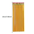 thumbnail image 3 of Yellow Hexagonal Wooden Pencils With Eraser For Elementary Students(10 PCS), 3 of 6