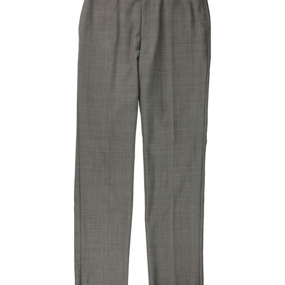 Ralph Lauren Mens Plaid Dress Pants Slacks, Brown, 34W x UnfinishedL
