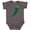 Charcoal Grey, variant on Inktastic Green Chili Pepper Kawaii Boys or Girls Baby Bodysuit