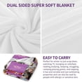 thumbnail image 3 of Personalised Blanket,Custom Blanket with Words Picture Collage Customized Blankets, Birthday Souvenir Gifts Personalized Throw Blanket for Father, Mom, Kids, Dogs, Friends or Lover 31" X 47", 3 of 6