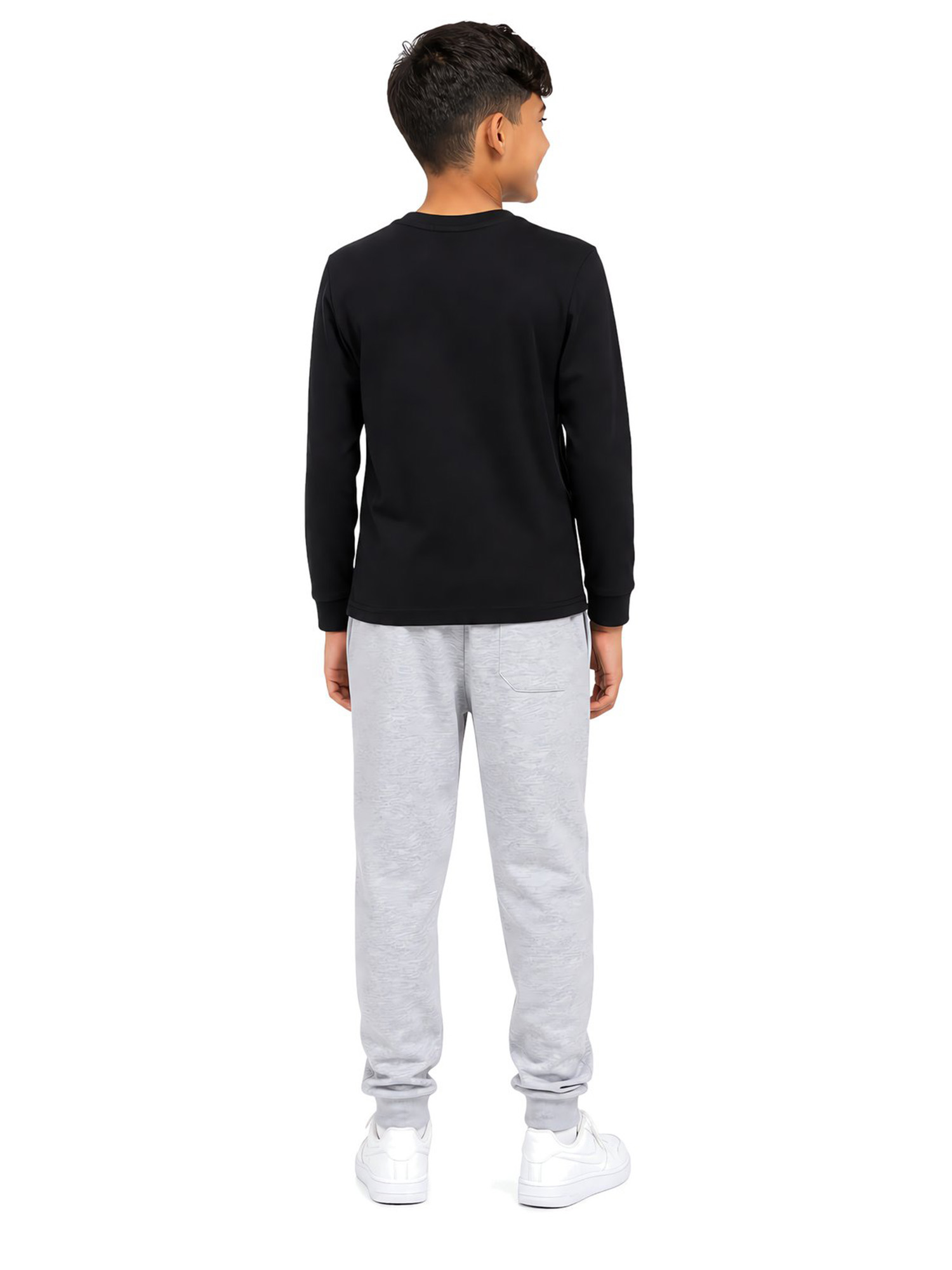 U.S. Polo Assn. Boys Long Sleeve Crew Shirt photo 2