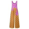 thumbnail image 4 of Toddler Kids Girls Boys Ice Cream Rompers Fashion Casual Loose Fit Long Sleeve Romper With Pockets And Ice Print Jumpsuit Cute Outfits 9-10 Years, 4 of 5