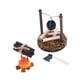thumbnail image 5 of Juego de campamento para casa de muñecas de 4 piezas, decoración en miniatura artesanal, Mini juego de Camping para casas de muñecas a escala 1/12,, 5 of 9