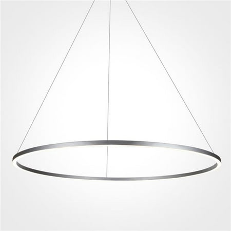 

Vonn Lighting VMC34911AL 39 in. Tania VMC34911AL Adjustable Suspension Fixture Modern Circular LED Chandelier Lighting Fixture in Silver