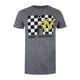 thumbnail image 1 of MTV - Camiseta Logotipo Checked para Hombre (Grafito, Negro, Amarillo Mostaza Jaspeado), 1 of 2