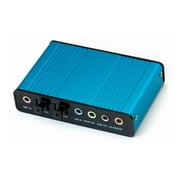 USB 5.1 Multi-Channel Surround Sound Adapter With Optical Audio Input Output