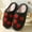 Black, variant on Aloohaidyvio Cartoon Slippers for Women Men Cute Slippers Cozy Plush Warm Slip-on House Shoes for Indoor and Outdoor