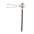 thumbnail image 1 of 18 cm de largo adorno nupcial para el cabello pasadores para el cabello pasadores para el cabello de aniversario de boda Yuyangstore Palillo de pelo de madera vintage, 1 of 8