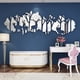 thumbnail image 2 of Pegatinas de pared de espejo acrílico de ciervo de bosque de gran tamaño, pegatinas de pared 3d personalizadas para sala de estar, decoración de interiores, decoración del hogar, 2 of 4